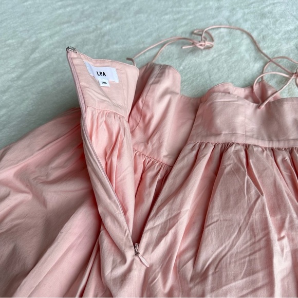 LPA Cotton Pink Sleeveless Mini Dress XS - Picture 6 of 11